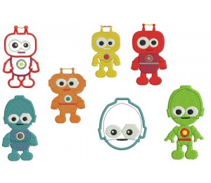 Stickserie - Roboter